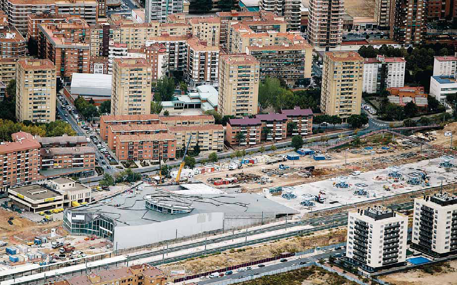 Estado de las obras de la nueva Estación de Ferrocarril, 2011