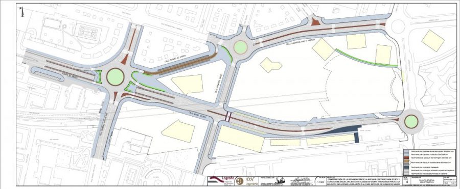 Proyecto de la nueva glorieta de Vara de Rey y conexiones, 2017